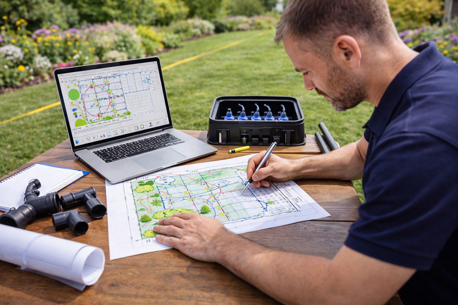 projektowanie systemu nawadniania w ogrodzie